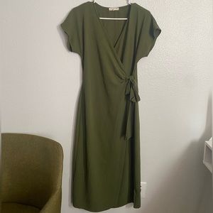 Olive Green Dress